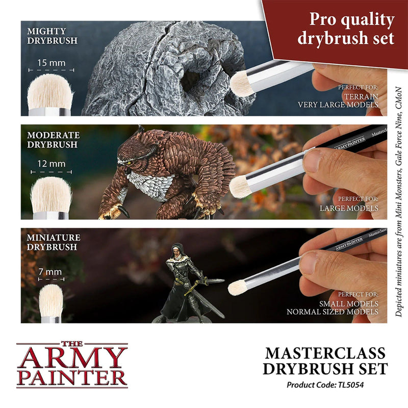 The Army Painter The Army Painter - Masterclass Drybrush Set available at Northumbrian Tin Soldier