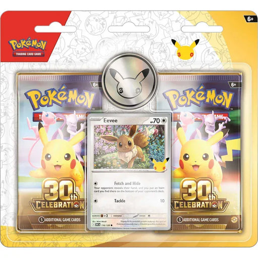 The Pokémon Company Pokémon - 2 pack Blister - 30th Celebration available at Northumbrian Tin Soldier