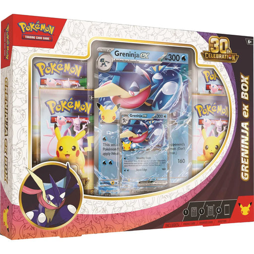 The Pokémon Company Pokémon: 30th Celebration - ex Box - Greninja available at Northumbrian Tin Soldier