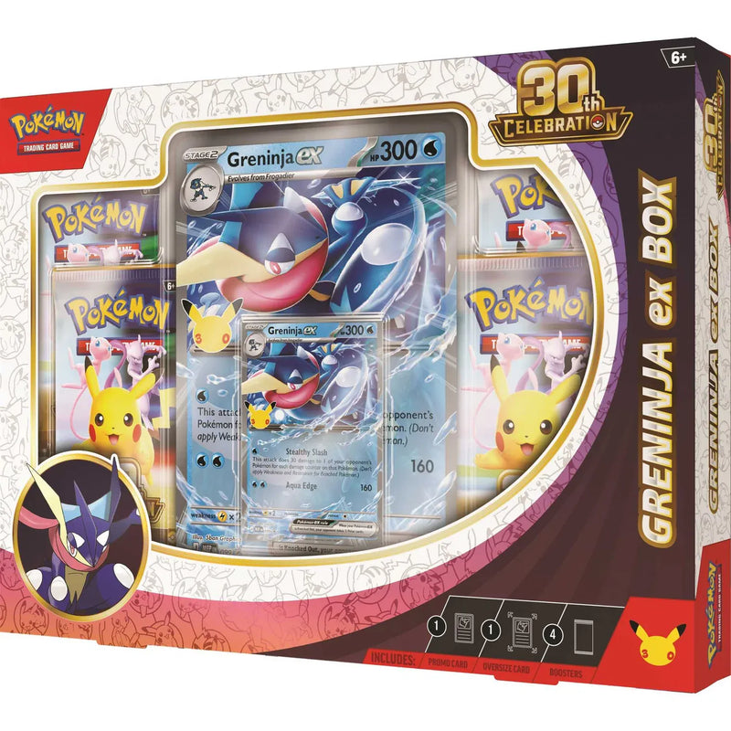 The Pokémon Company Pokémon: 30th Celebration - ex Box - Greninja available at Northumbrian Tin Soldier