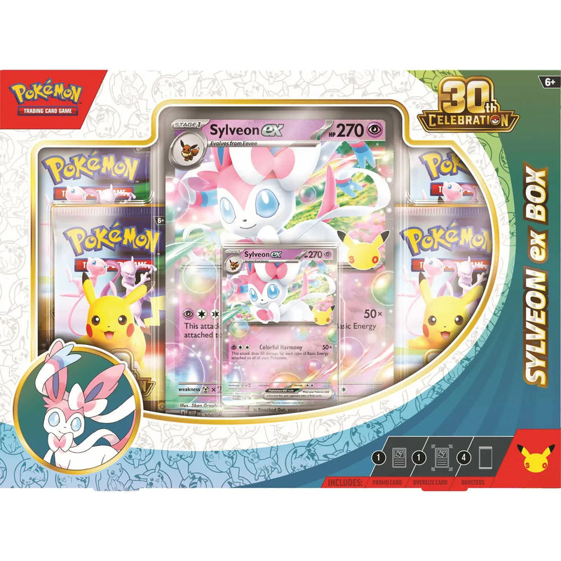 The Pokémon Company Pokémon: 30th Celebration - ex Box - Sylveon available at Northumbrian Tin Soldier