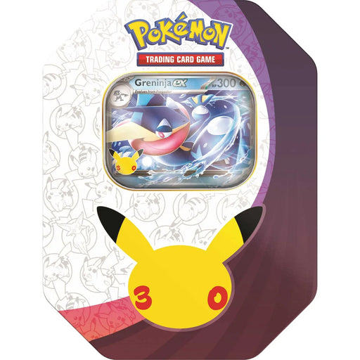 The Pokémon Company Pokémon: 30th Celebration - ex Tin - Greninja available at Northumbrian Tin Soldier