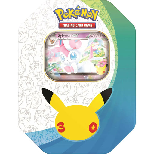 The Pokémon Company Pokémon: 30th Celebration - ex Tin - Sylveon available at Northumbrian Tin Soldier