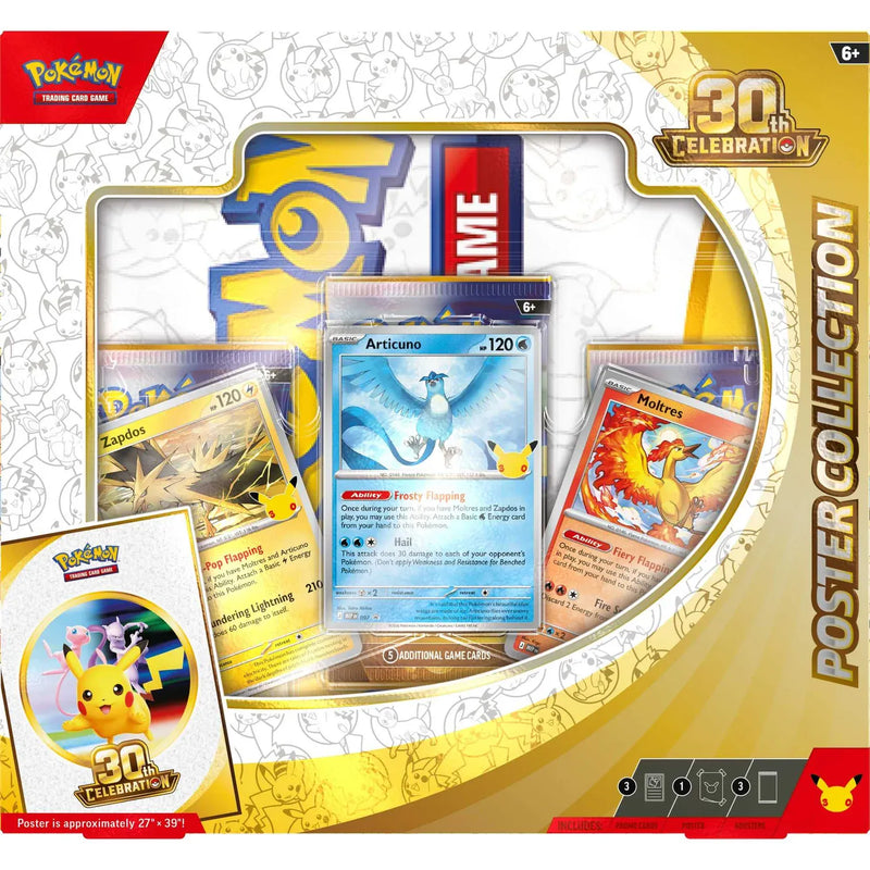 The Pokémon Company Pokémon: 30th Celebration - Poster Collection available at Northumbrian Tin Soldier