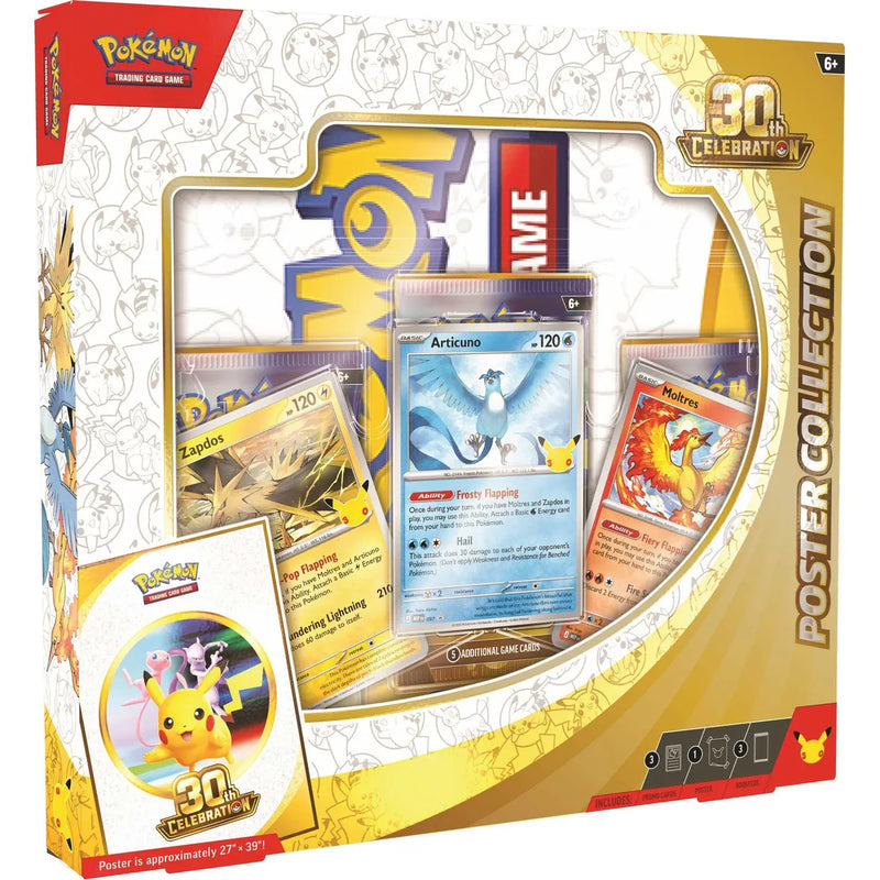The Pokémon Company Pokémon: 30th Celebration - Poster Collection available at Northumbrian Tin Soldier