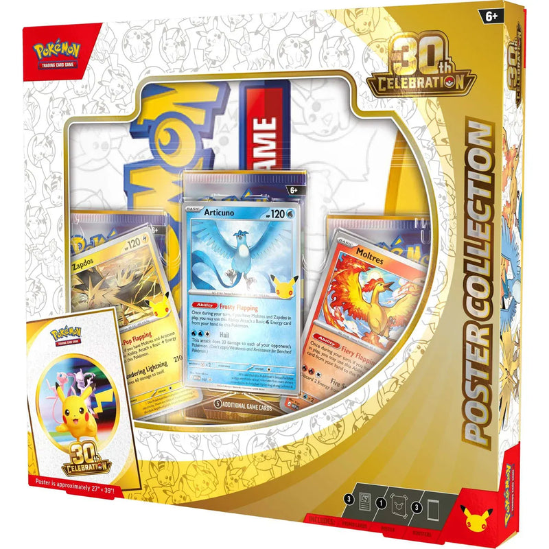 The Pokémon Company Pokémon: 30th Celebration - Poster Collection available at Northumbrian Tin Soldier