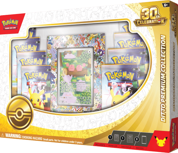 The Pokémon Company Pokémon - Ditto Premium Collection  - 30th Celebration available at Northumbrian Tin Soldier