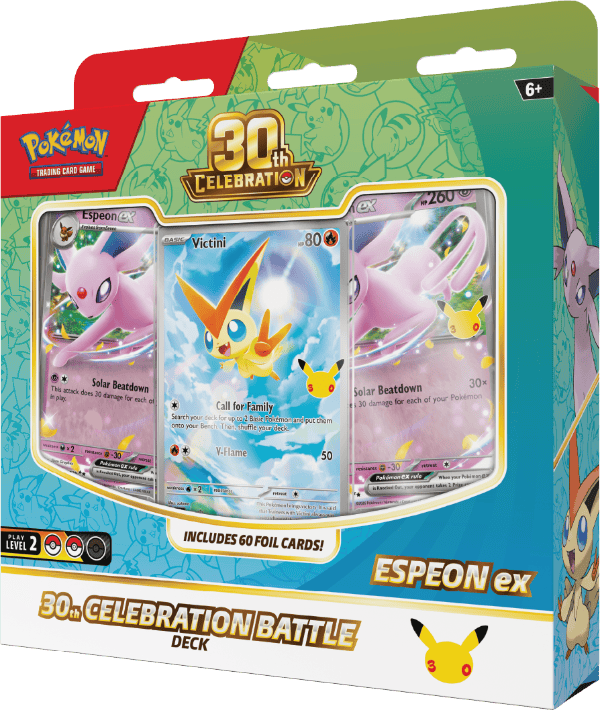 The Pokémon Company Pokémon - Espeon ex Battle Deck - 30th Celebration available at Northumbrian Tin Soldier