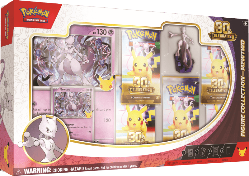 The Pokémon Company Pokémon - Figure Collection Mewtwo - 30th Celebration available at Northumbrian Tin Soldier