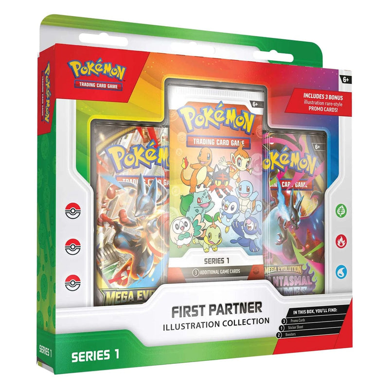 The Pokémon Company Pokémon - First Partner Illustration Collection - Series 1 available at Northumbrian Tin Soldier