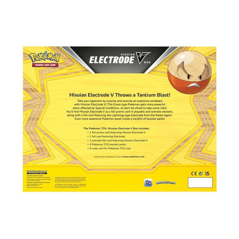 The Pokémon Company Pokémon : Hisuian Electrode V Collection Box available at Northumbrian Tin Soldier