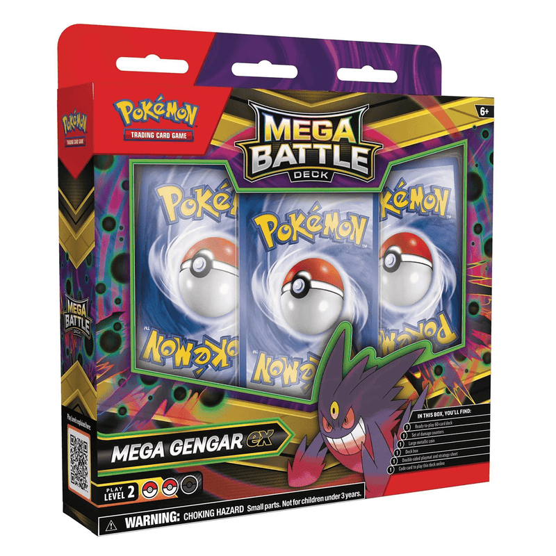 The Pokémon Company Pokémon - Mega Battle Decks - Gengar EX available at Northumbrian Tin Soldier