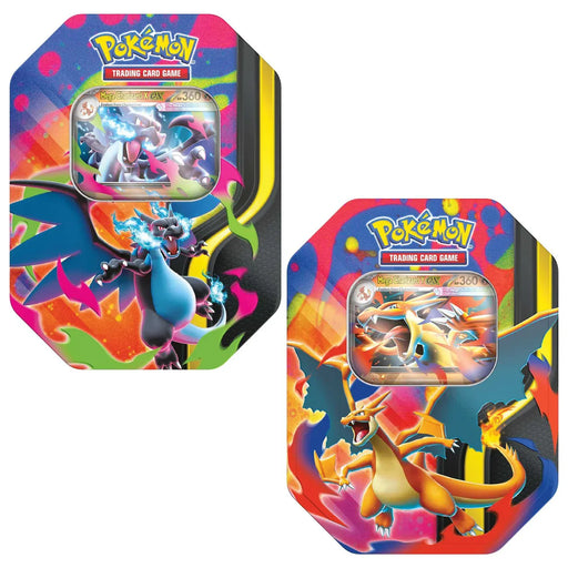 The Pokémon Company Pokémon - Mega Charizard ex Tin available at Northumbrian Tin Soldier