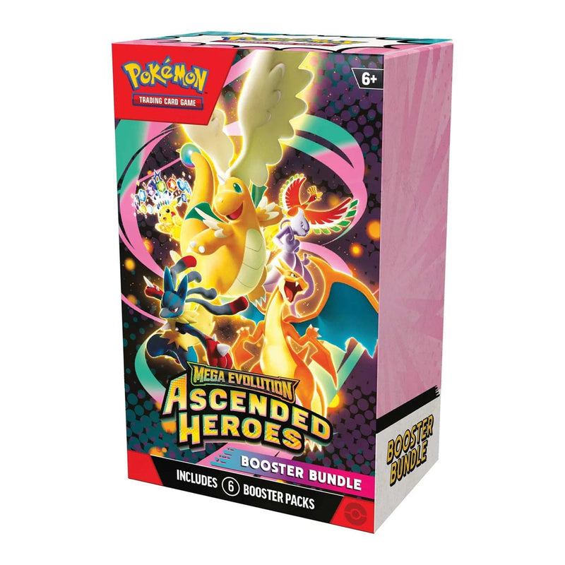 The Pokémon Company Pokémon - Mega Evolution: Ascended Heroes - Booster Bundle (6 Packs) available at Northumbrian Tin Soldier