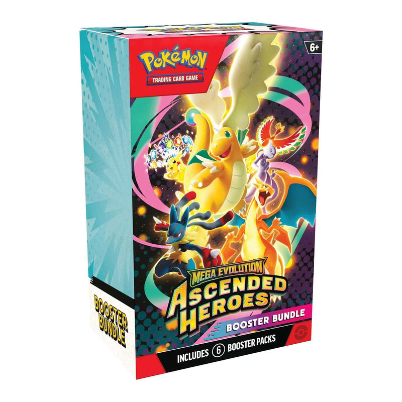 The Pokémon Company Pokémon - Mega Evolution: Ascended Heroes - Booster Bundle (6 Packs) available at Northumbrian Tin Soldier