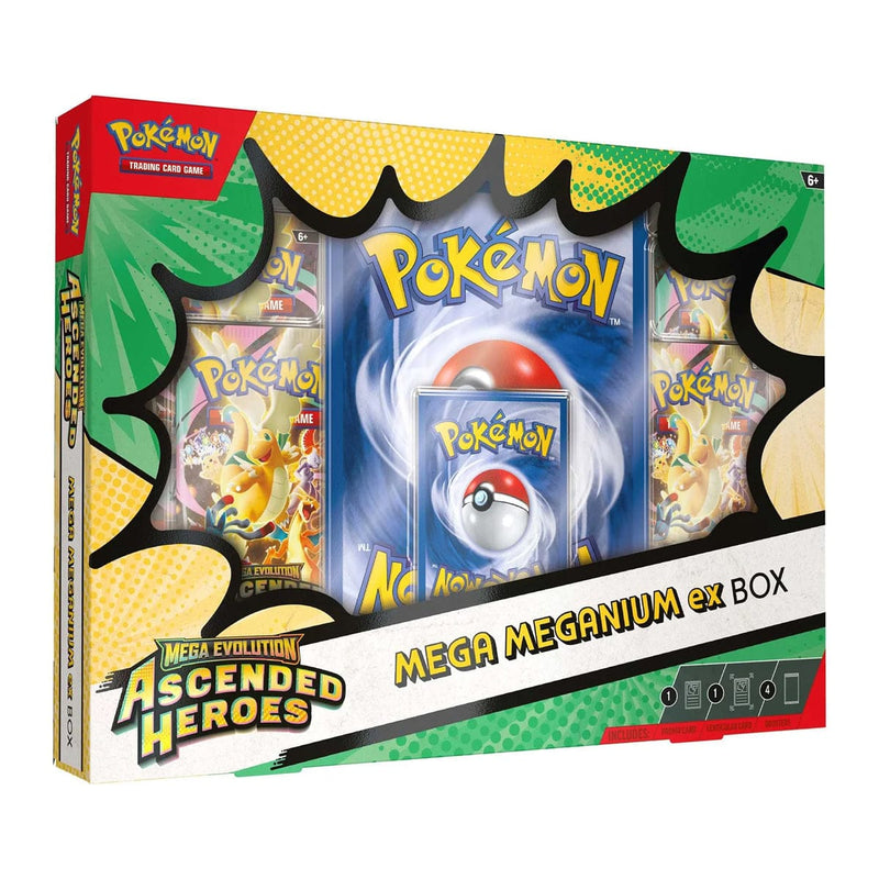 The Pokémon Company Pokémon - Mega Evolution : Ascended Heroes - Mega Meganium ex Box available at Northumbrian Tin Soldier