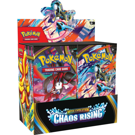 The Pokémon Company Pokémon - Mega Evolution : Chaos Rising - Booster Box (36 Packs) available at Northumbrian Tin Soldier