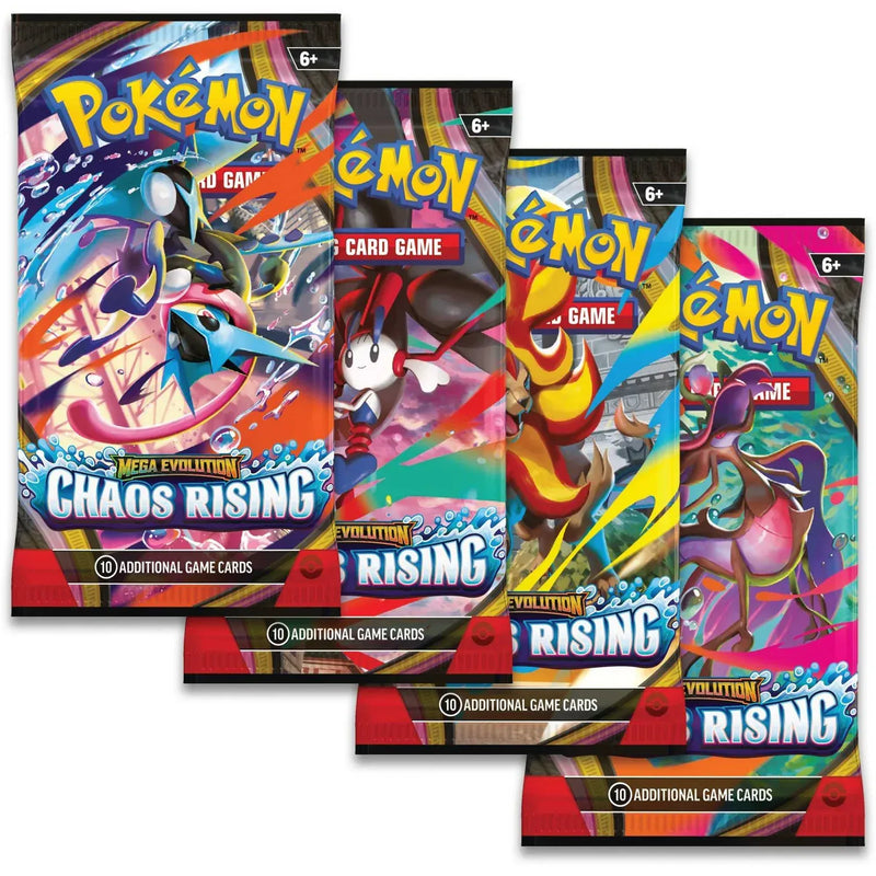 The Pokémon Company Pokémon - Mega Evolution : Chaos Rising - Booster Pack available at Northumbrian Tin Soldier
