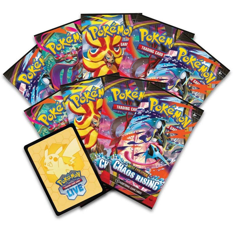 The Pokémon Company Pokémon - Mega Evolution : Chaos Rising - Elite Trainer Box available at Northumbrian Tin Soldier