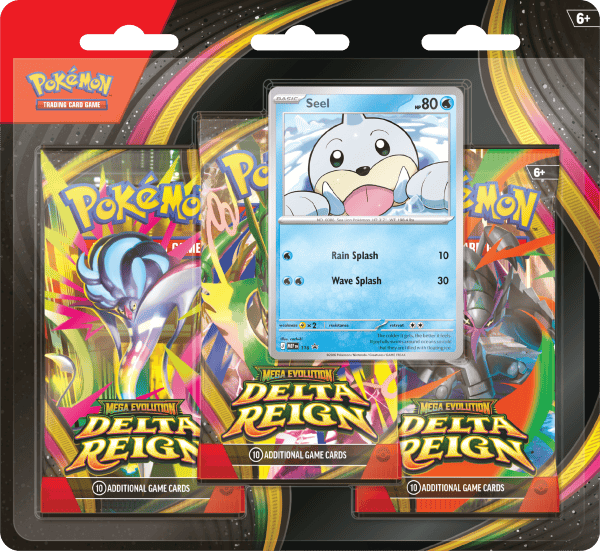 The Pokémon Company Pokémon - Mega Evolution : Delta Reign - 3 Pack Blister available at Northumbrian Tin Soldier