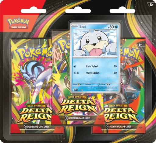 The Pokémon Company Pokémon - Mega Evolution : Delta Reign - 3 Pack Blister available at Northumbrian Tin Soldier