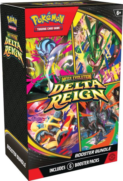 The Pokémon Company Pokémon - Mega Evolution : Delta Reign - Booster Bundle available at Northumbrian Tin Soldier