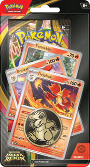 The Pokémon Company Pokémon - Mega Evolution : Delta Reign - Premium Checklane Booster available at Northumbrian Tin Soldier