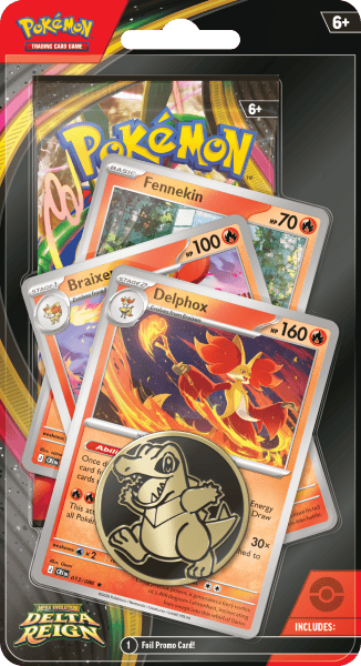 The Pokémon Company Pokémon - Mega Evolution : Delta Reign - Premium Checklane Booster available at Northumbrian Tin Soldier