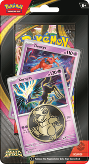 The Pokémon Company Pokémon - Mega Evolution : Delta Reign - Premium Checklane Booster available at Northumbrian Tin Soldier