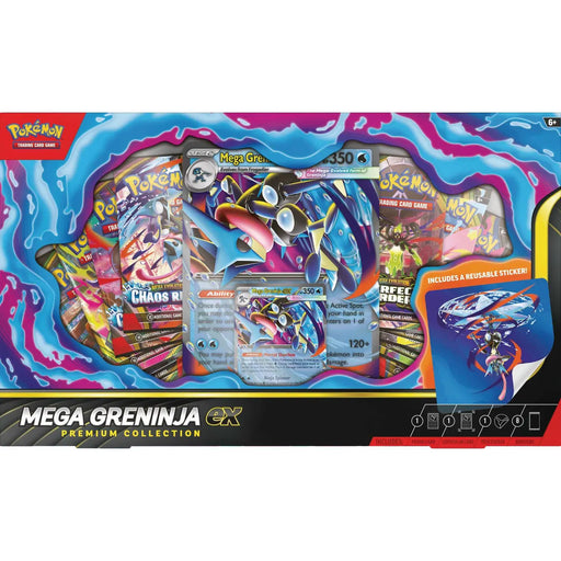 The Pokémon Company Pokémon - Mega Evolution : Mega Greninja ex Premium Collection available at Northumbrian Tin Soldier