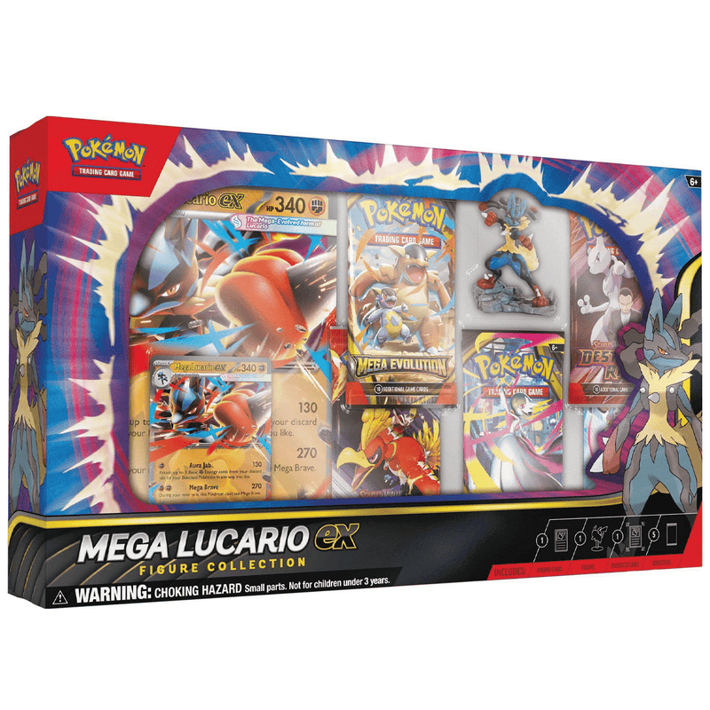 The Pokémon Company Pokémon - Mega Evolution - Mega Lucario ex Figure Collection available at Northumbrian Tin Soldier