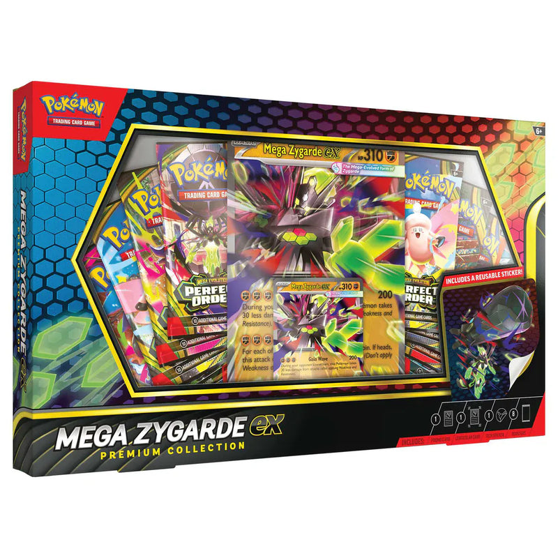 The Pokémon Company Pokémon - Mega Evolution : Mega Zygarde ex Premium Collection available at Northumbrian Tin Soldier