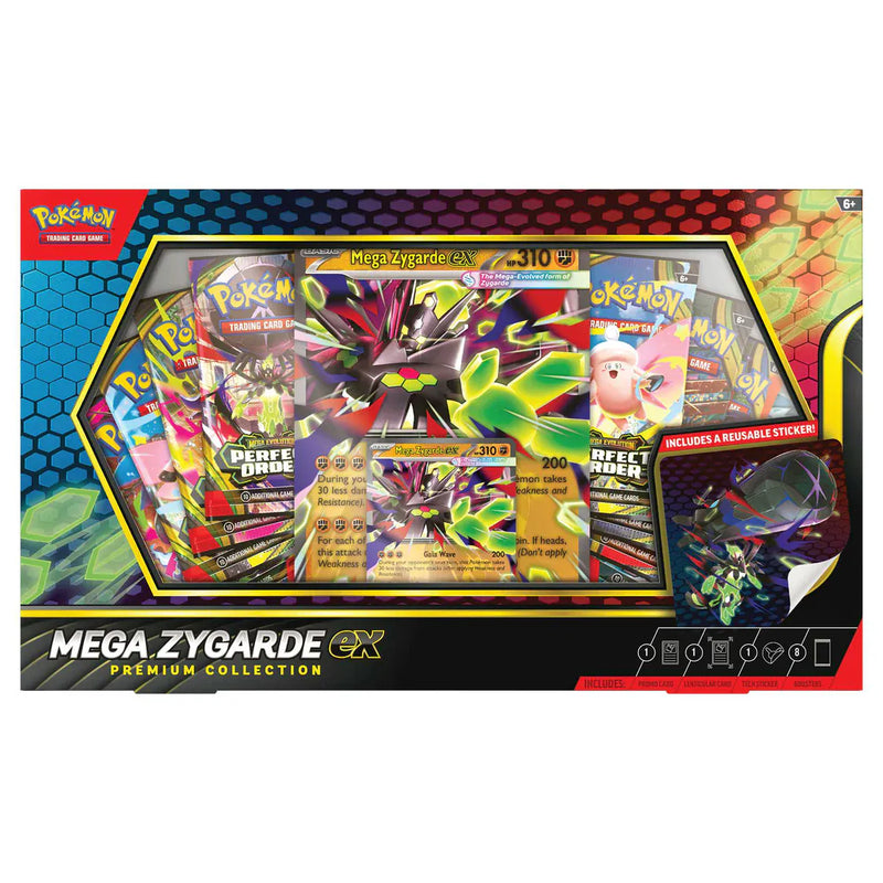 The Pokémon Company Pokémon - Mega Evolution : Mega Zygarde ex Premium Collection available at Northumbrian Tin Soldier