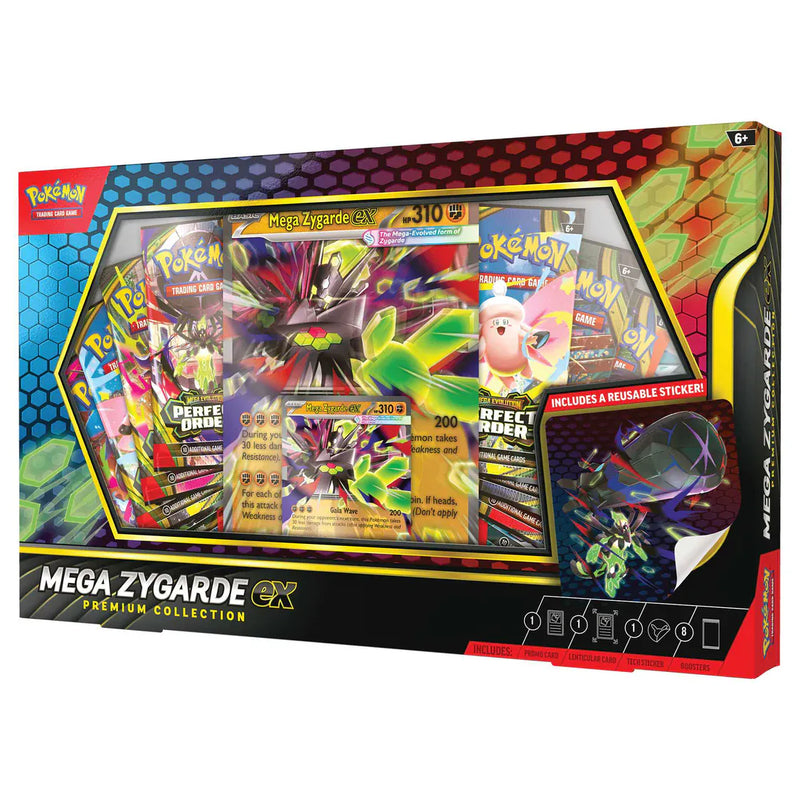 The Pokémon Company Pokémon - Mega Evolution : Mega Zygarde ex Premium Collection available at Northumbrian Tin Soldier