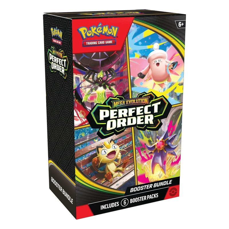 The Pokémon Company Pokémon - Mega Evolution: Perfect Order - Booster Bundle (6 Packs) available at Northumbrian Tin Soldier