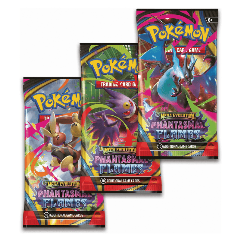 The Pokémon Company Pokémon - Mega Evolution : Phantasmal Flames - 3 Pack Blister - Sneasil available at Northumbrian Tin Soldier