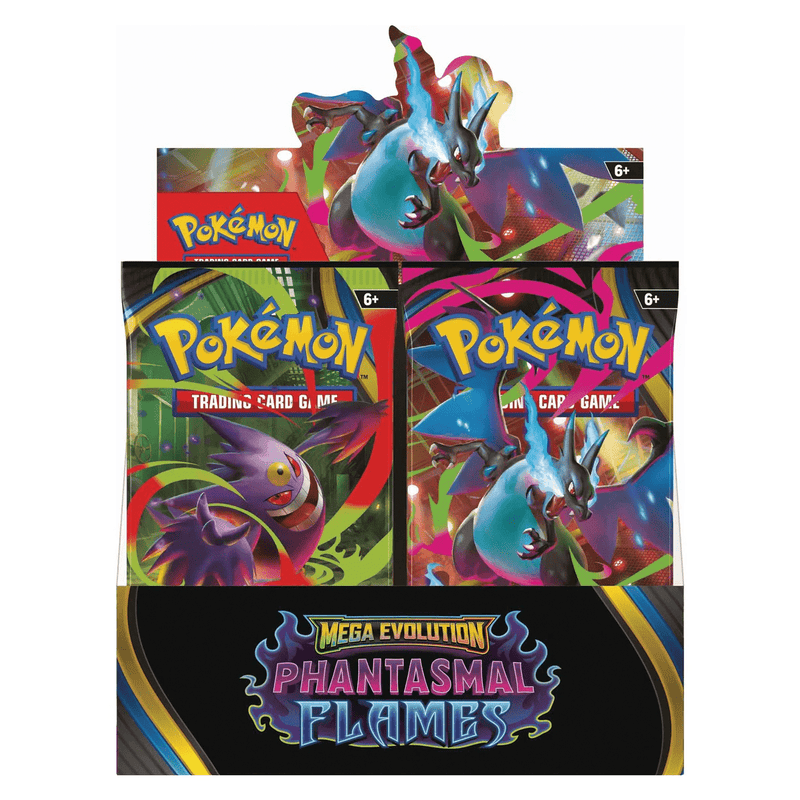 The Pokémon Company Pokémon - Mega Evolution : Phantasmal Flames - Booster Box (36 Packs) available at Northumbrian Tin Soldier