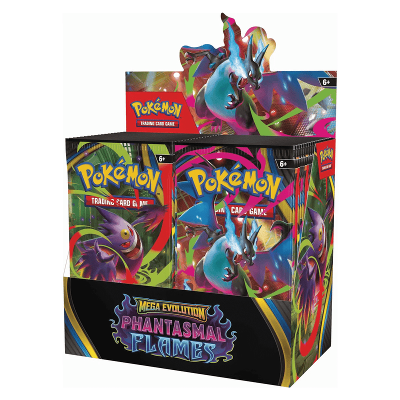 The Pokémon Company Pokémon - Mega Evolution : Phantasmal Flames - Booster Box (36 Packs) available at Northumbrian Tin Soldier