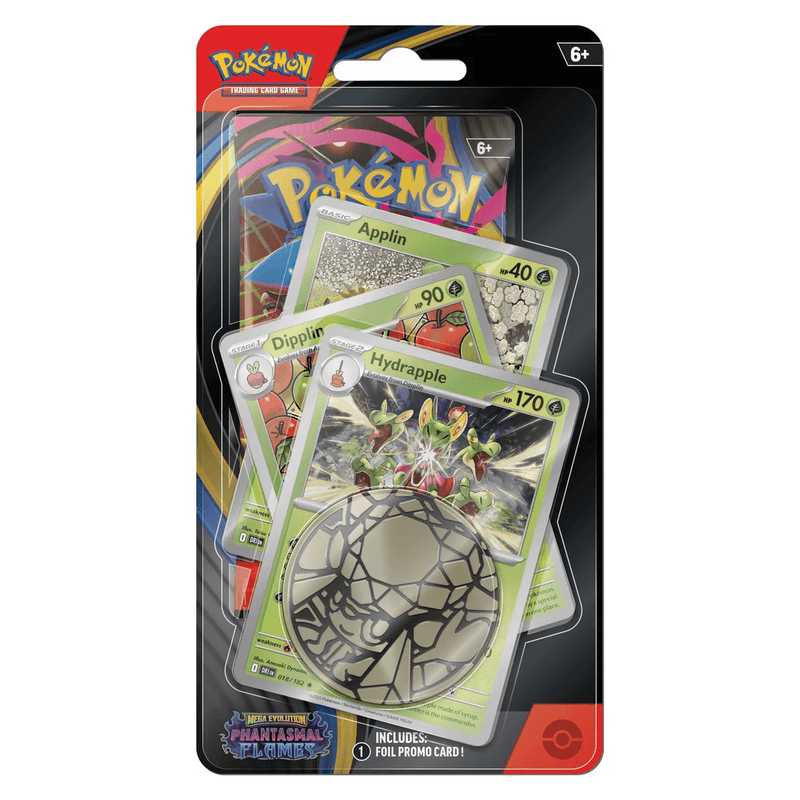 The Pokémon Company Pokémon - Mega Evolution : Phantasmal Flames - Premium Checklane Booster - Hydrapple available at Northumbrian Tin Soldier