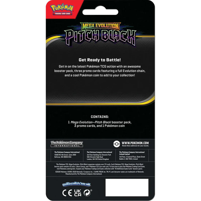 The Pokémon Company Pokémon - Mega Evolution : Pitch Black - Premium Checklane Booster - Luxray available at Northumbrian Tin Soldier