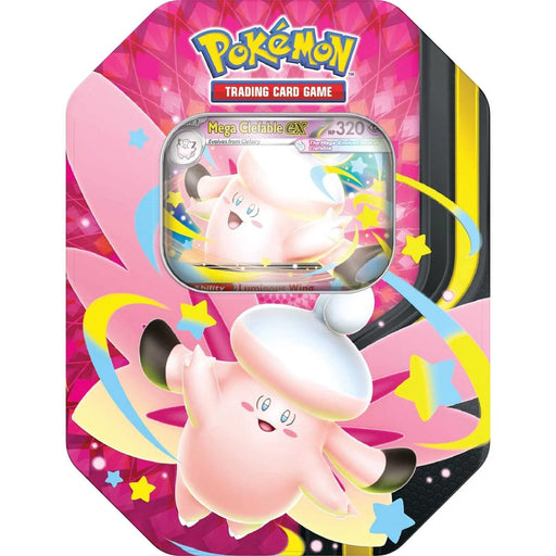 The Pokémon Company Pokémon - Mega Moonlit Tins - Mega Clefable EX available at Northumbrian Tin Soldier