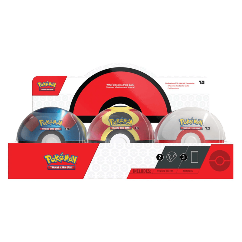 The Pokémon Company Pokémon - Poke Ball Tin - 2025 available at Northumbrian Tin Soldier