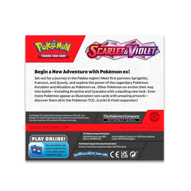 The Pokémon Company Pokémon : Scarlet & Violet - Base Set Booster Display Box (36 Packs) available at Northumbrian Tin Soldier
