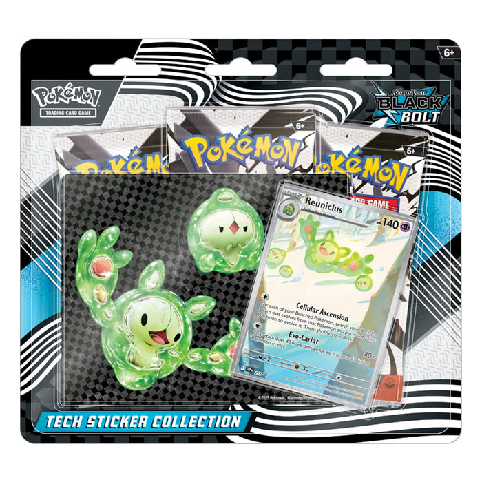 The Pokémon Company Pokémon - Scarlet & Violet - Black Bolt - Tech Sticker Collection - Reuniclus available at Northumbrian Tin Soldier
