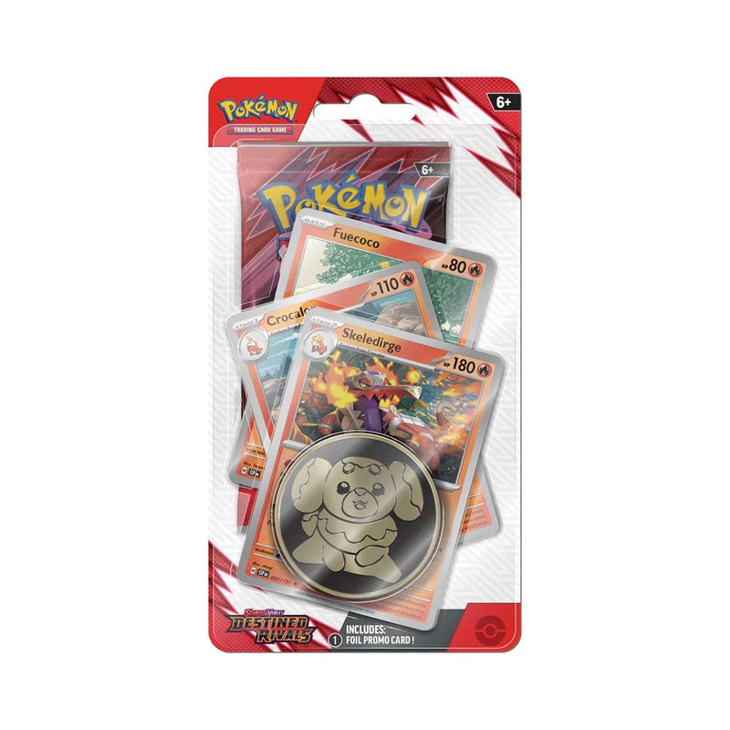 The Pokémon Company Pokémon - Scarlet & Violet - Destined Rivals - Premium Checklane Booster - Skeledirge available at Northumbrian Tin Soldier