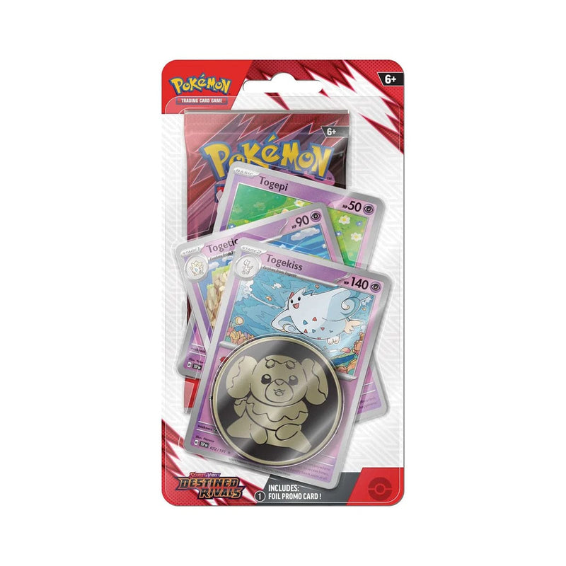 The Pokémon Company Pokémon - Scarlet & Violet - Destined Rivals - Premium Checklane Booster - Togekiss available at Northumbrian Tin Soldier