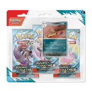 The Pokémon Company Pokémon - Scarlet & Violet - Journey Together - 3 Pack Blister - Scrafty available at Northumbrian Tin Soldier