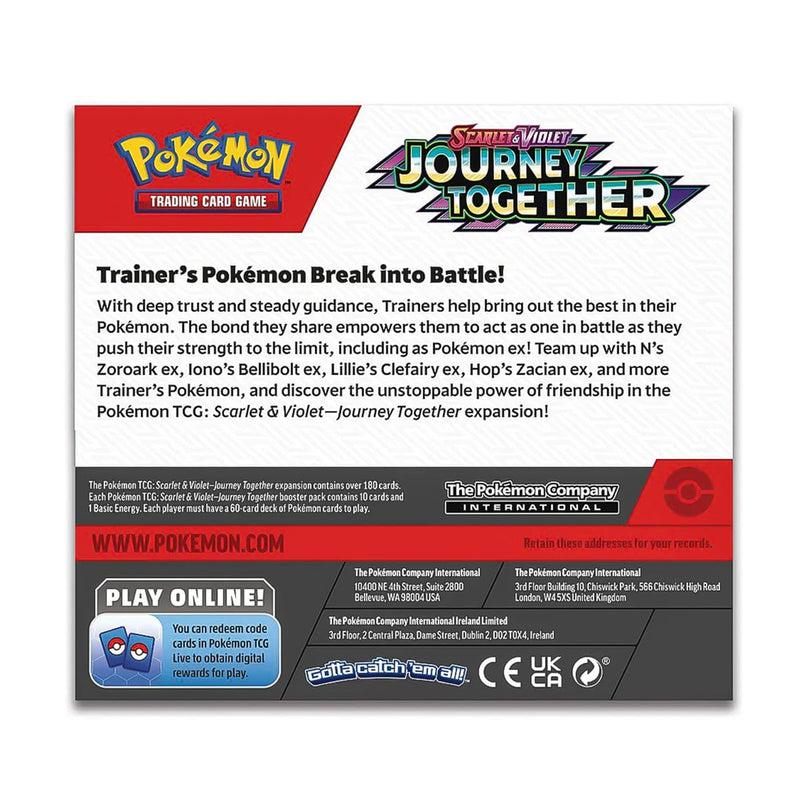 The Pokémon Company Pokémon - Scarlet & Violet - Journey Together - Booster Box (36Packs) available at Northumbrian Tin Soldier