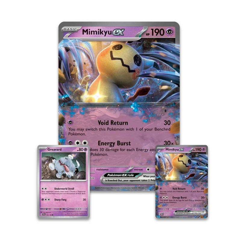 The Pokémon Company Pokémon : Scarlet & Violet – Mimikyu Ex Box available at Northumbrian Tin Soldier
