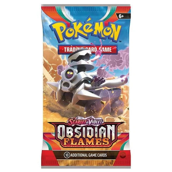 The Pokémon Company Pokémon - Scarlet & Violet - Obsidian Flames - Booster Pack available at Northumbrian Tin Soldier